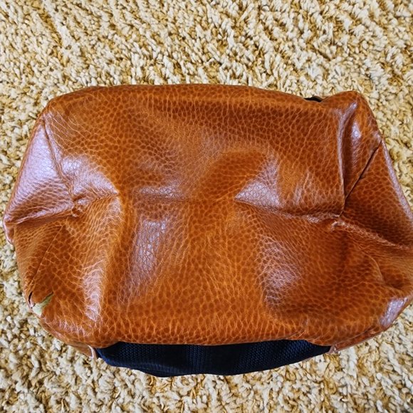 Miche MISTY Demi Chestnut Brown and Navy Blue Canvas Shell Cover Purse Bag Cover - Picture 9 of 14